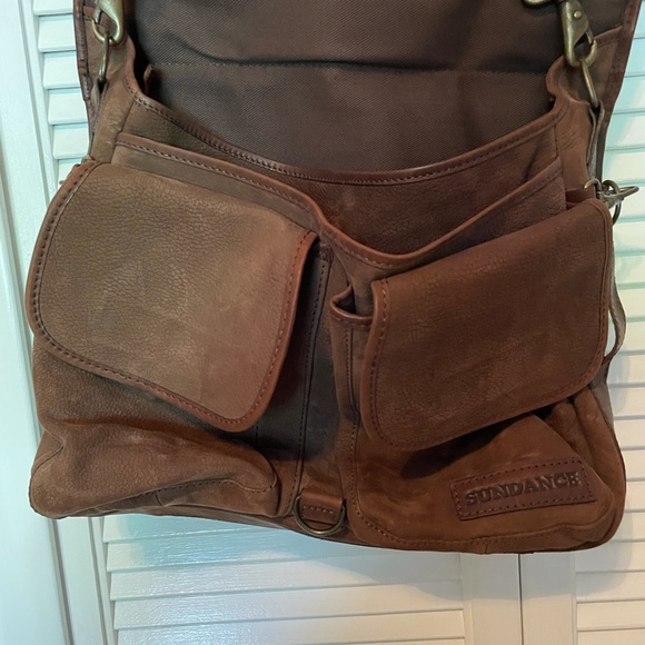 Sundance leather satchel. Brown leather. Beautiful condition. Vintage 90’s - Picture 7 of 16